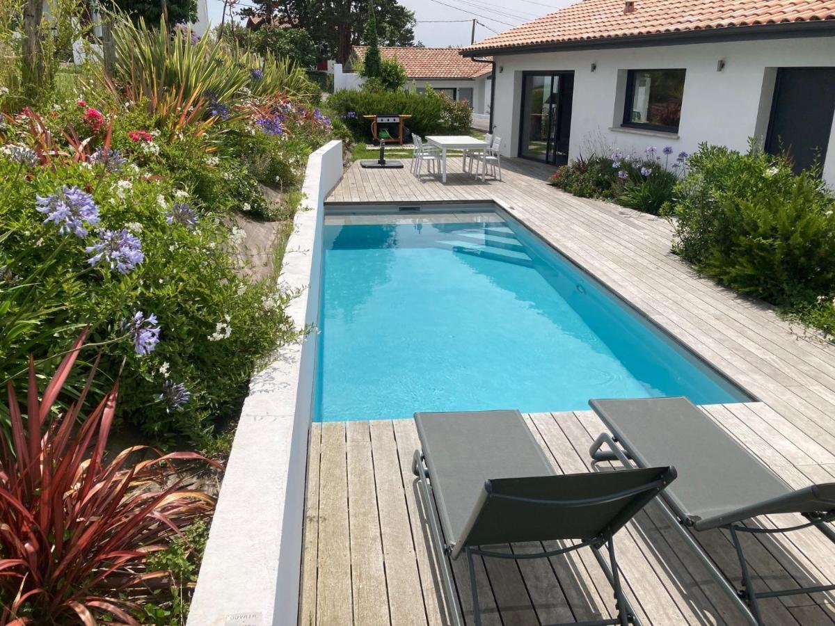 Villa Avec Piscine Privee, Vue Sur Mer Et Plage A Pied 800M Saint-Jean-de-Luz Εξωτερικό φωτογραφία
